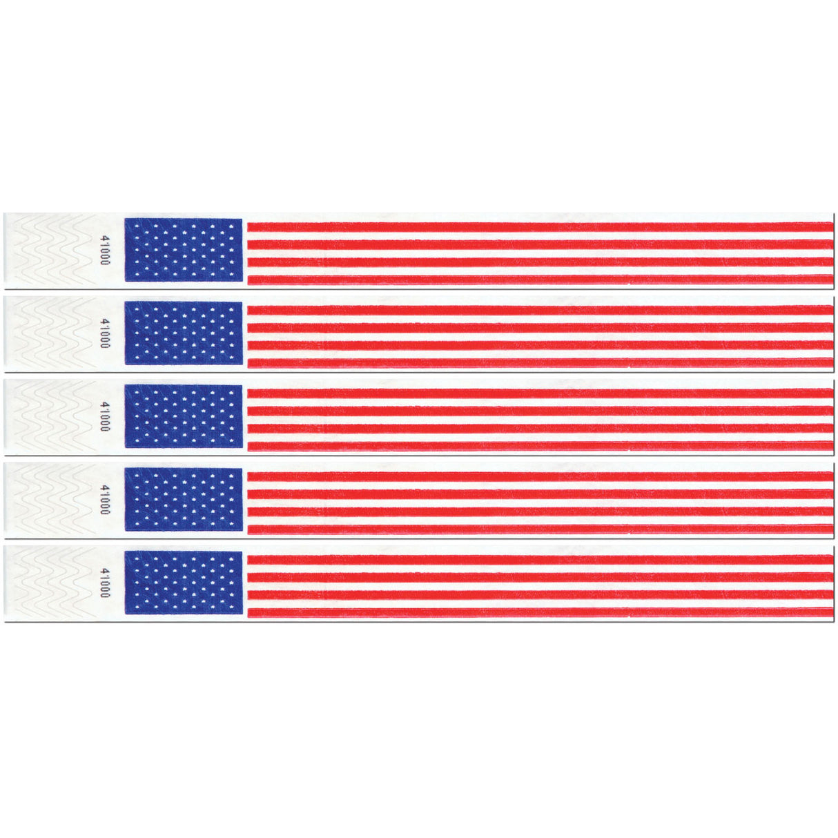 American Flag Wristbands (100ct)