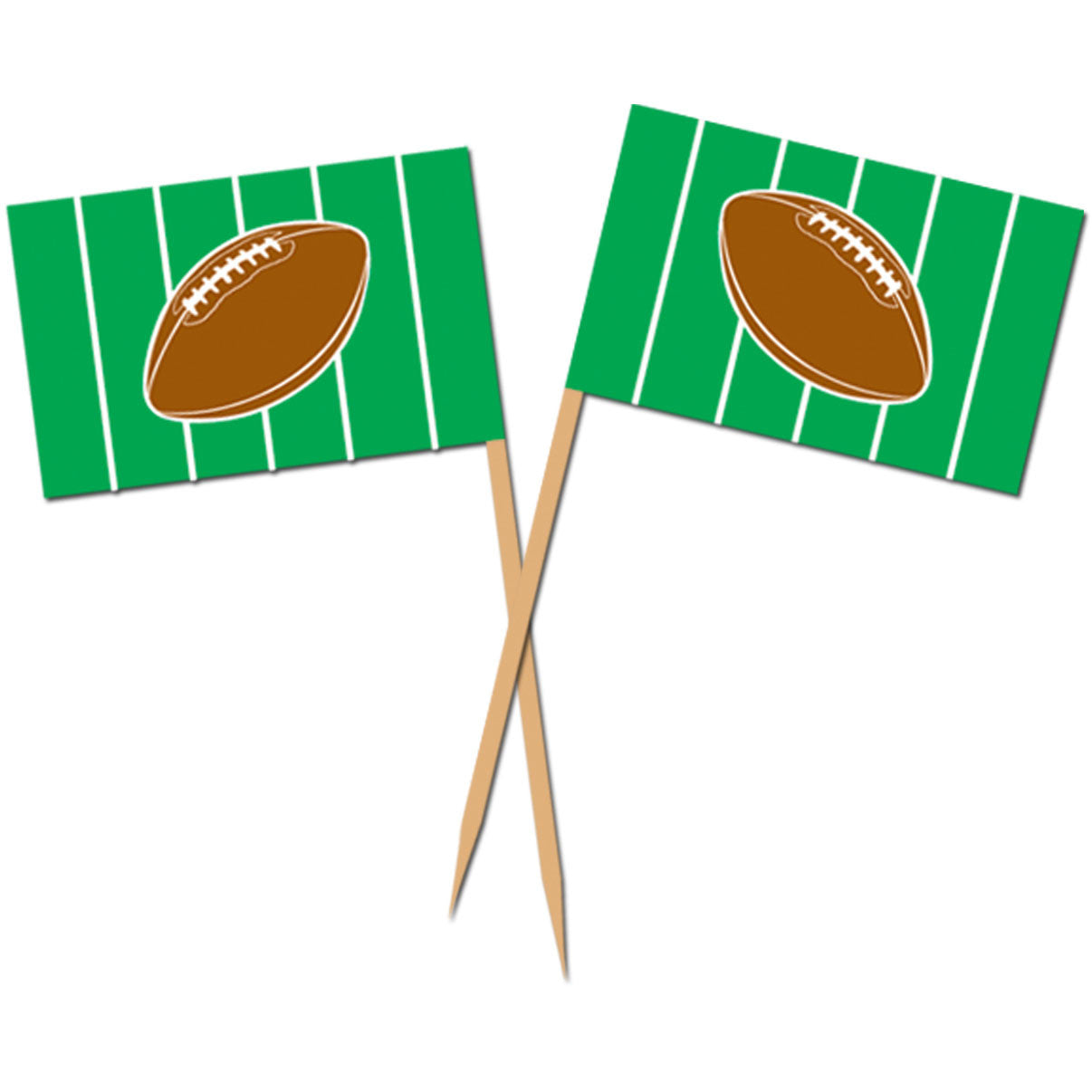 2.5" Football Picks (50 ct)