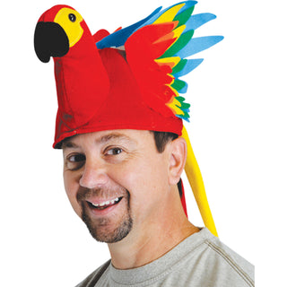 Plush Parrot Hat