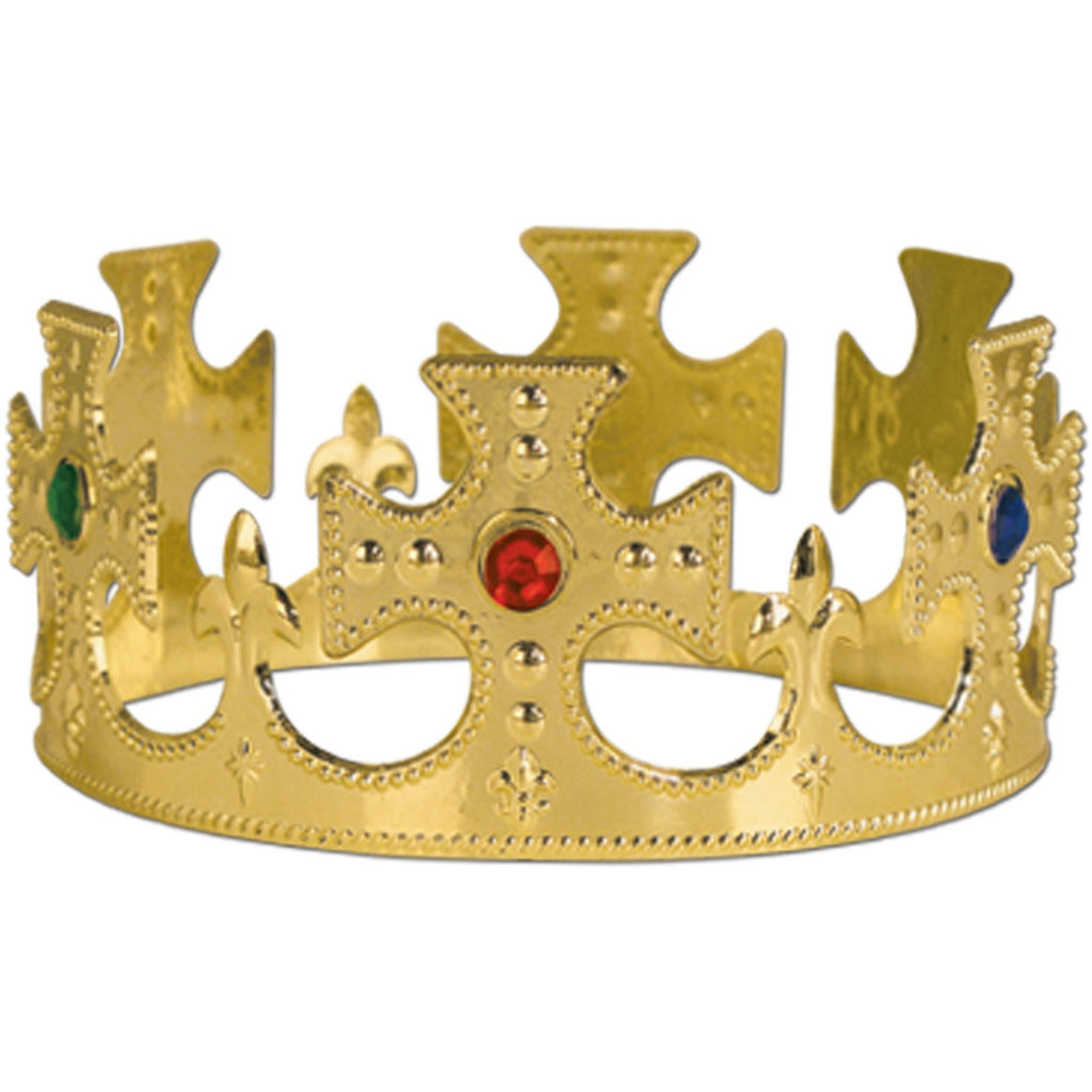 Plastic Jeweled King's Crown