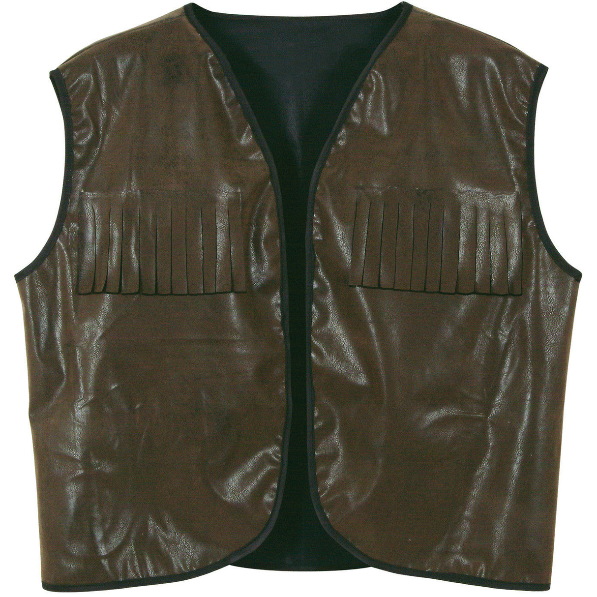 Faux Leather Cowboy Vest