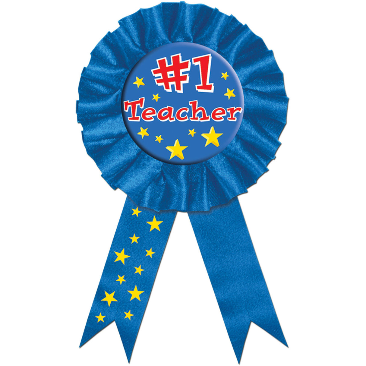 #1 Teacher Award Ribbon