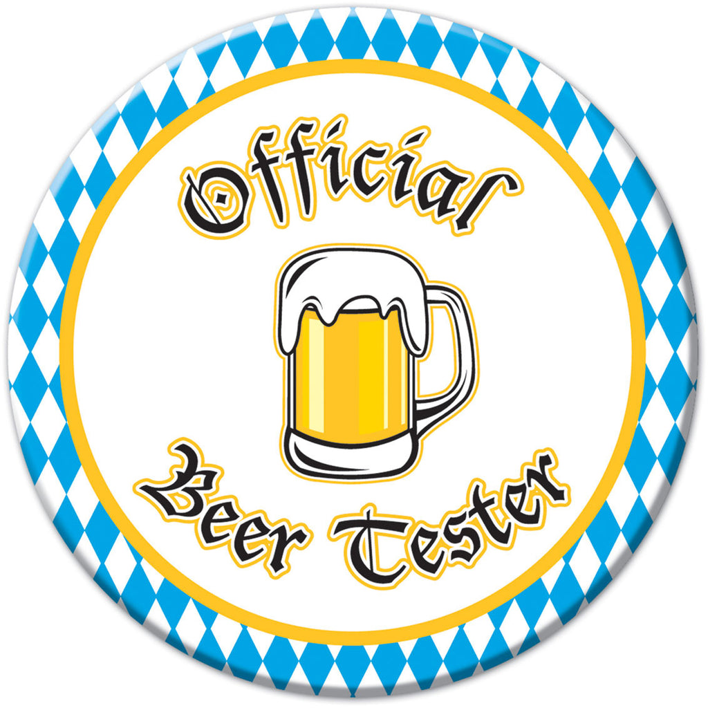 Official Beer Tester Button