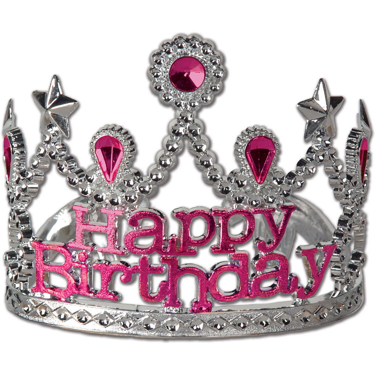 Plastic Happy Birthday Tiara