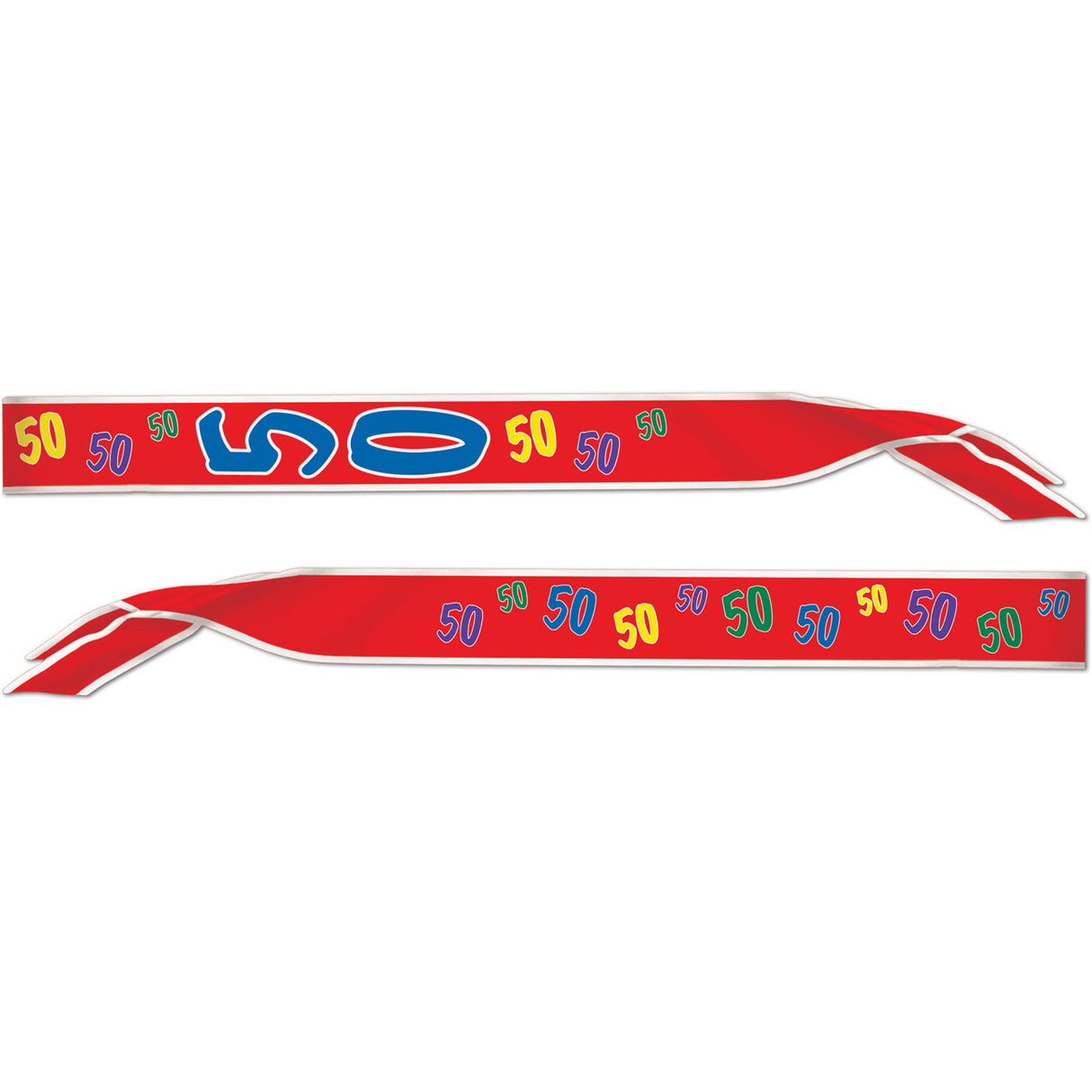 &quot;50&quot; Satin Sash