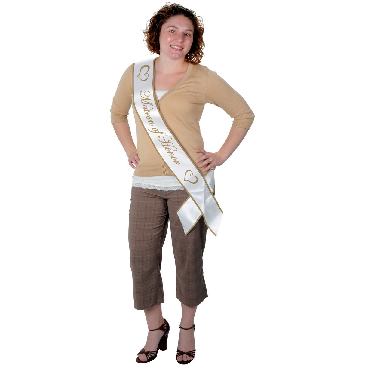 Matron of Honor Satin Sash