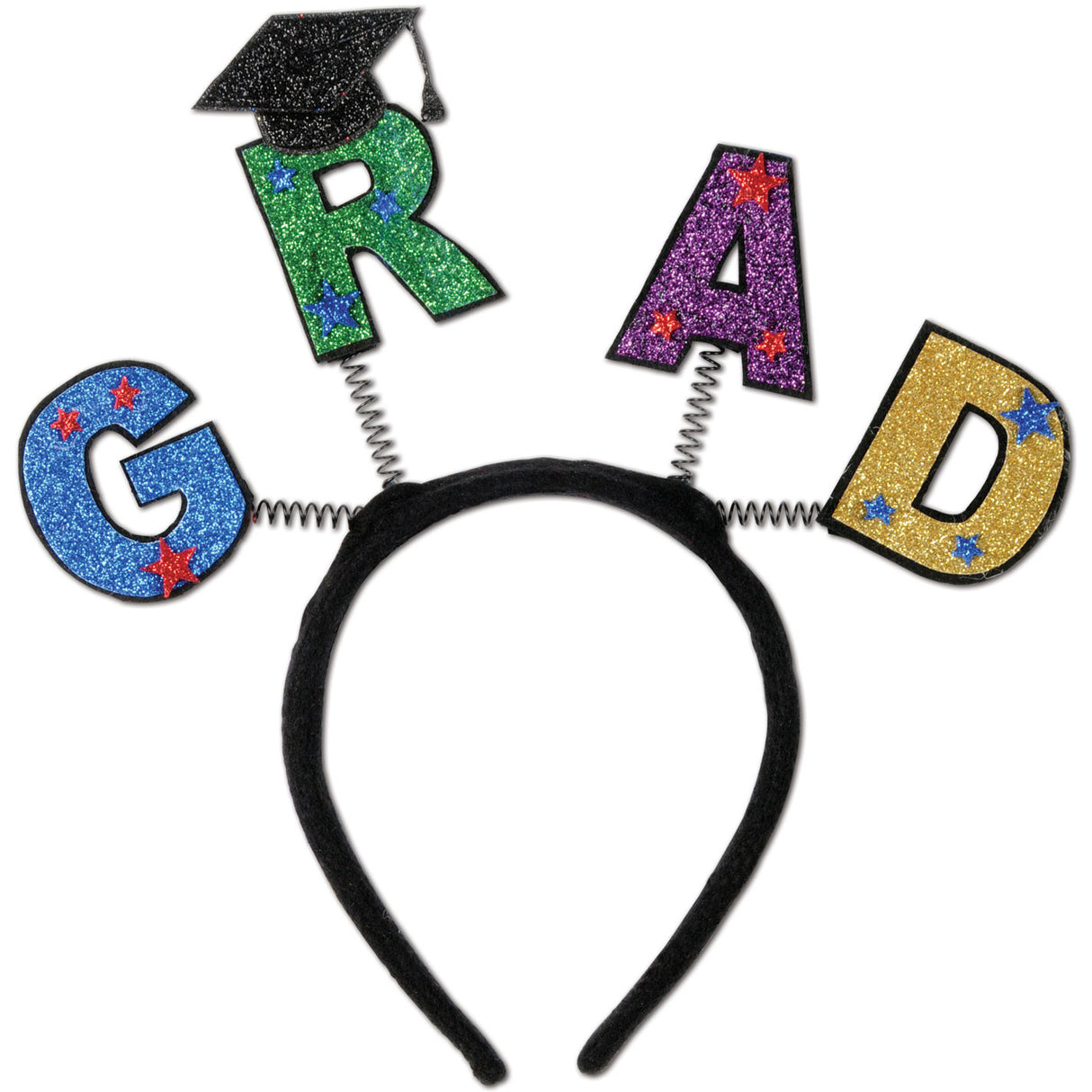 Glittered Grad Boppers