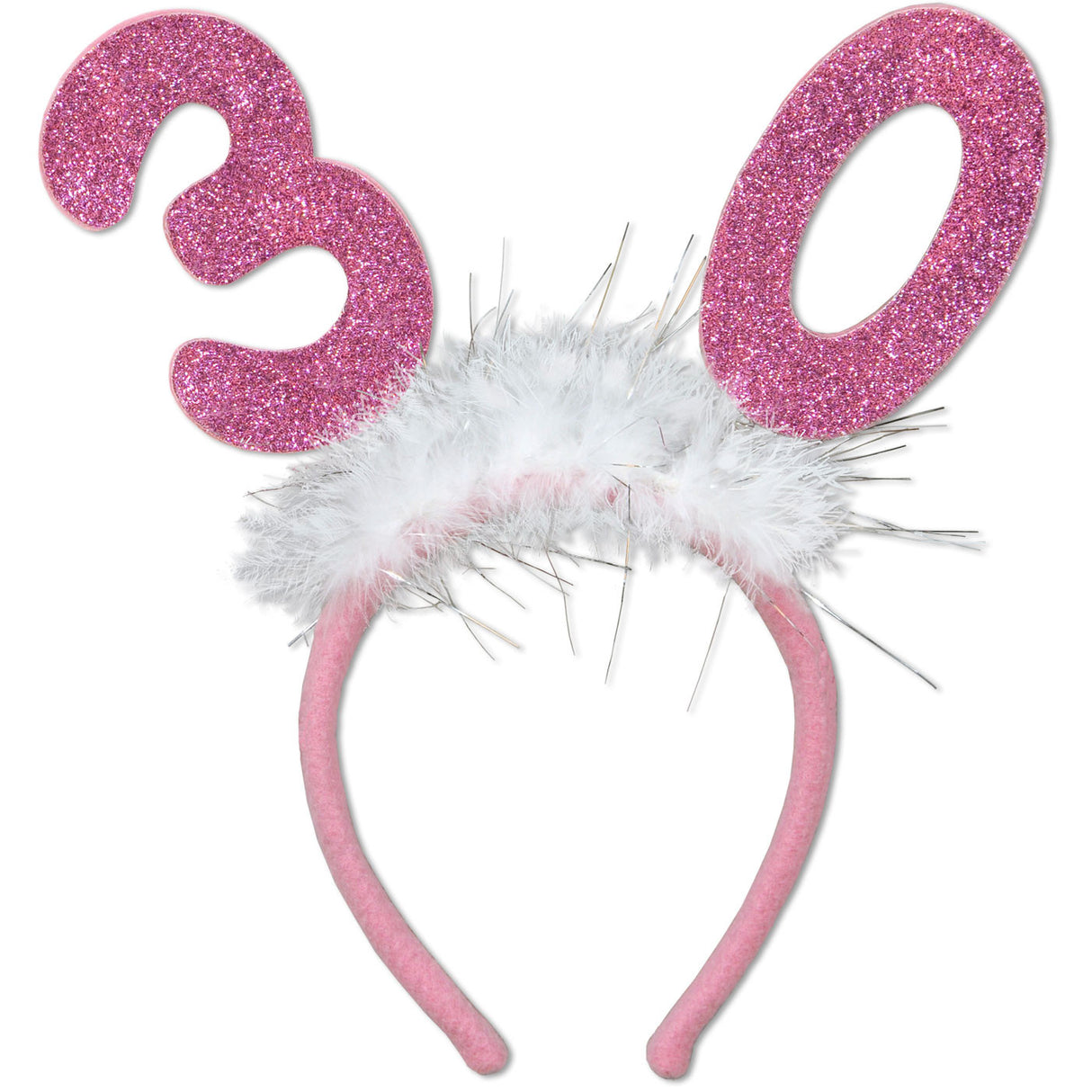 30  Glittered Boppers w/Marabou