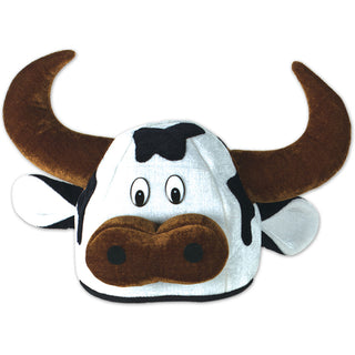 Plush Cow Hat