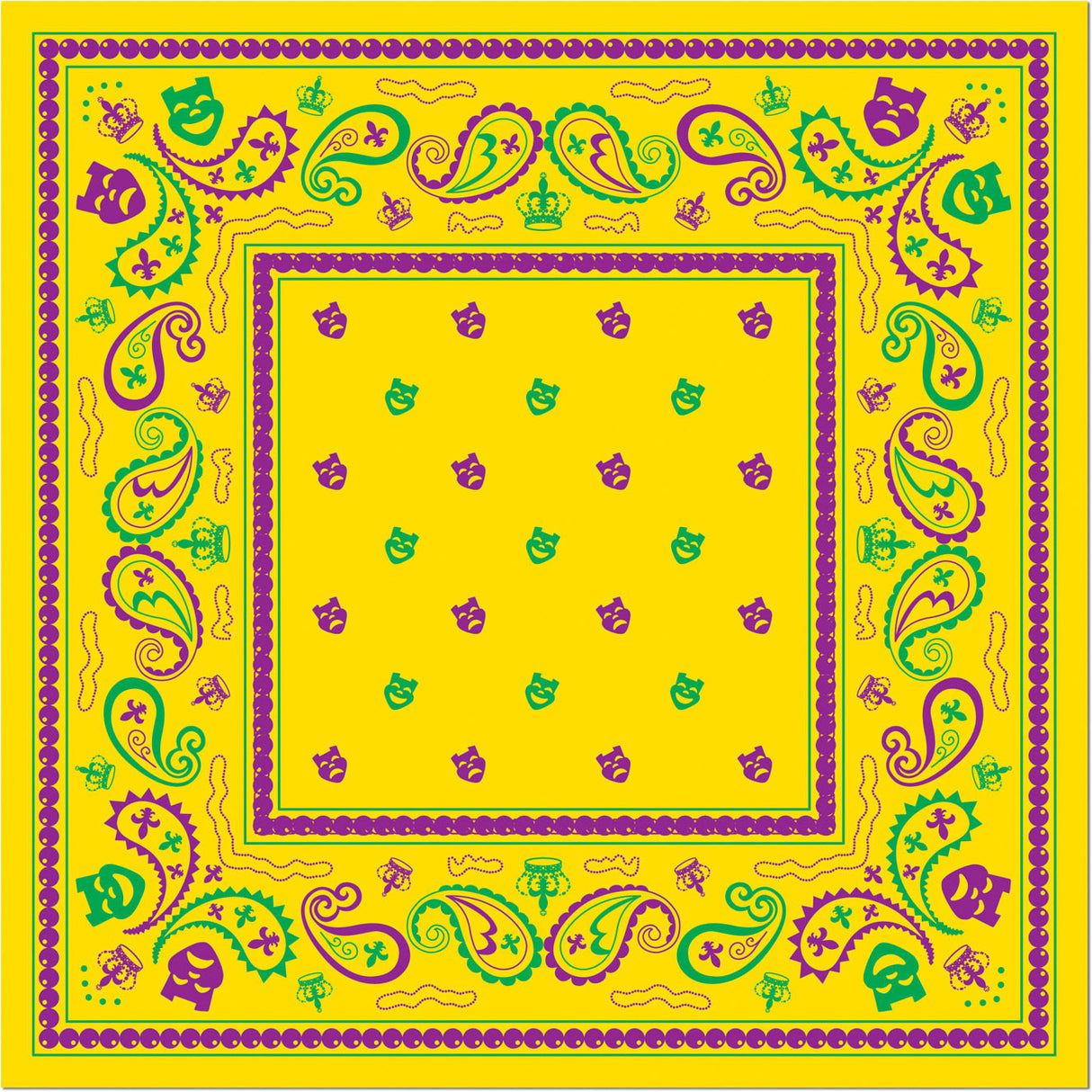 Mardi Gras Bandana