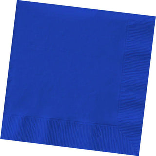 Bright Royal Blue Big Party Pack Dinner Napkin 50 ct