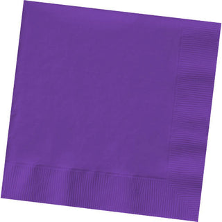 Purple Big Party Pack Dinner Napkin 50 ct