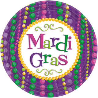 Mardi Gras Celebration Dessert Plates (12ct)