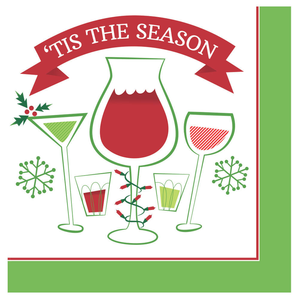 Tis the Season Beverage Napkins (16ct)