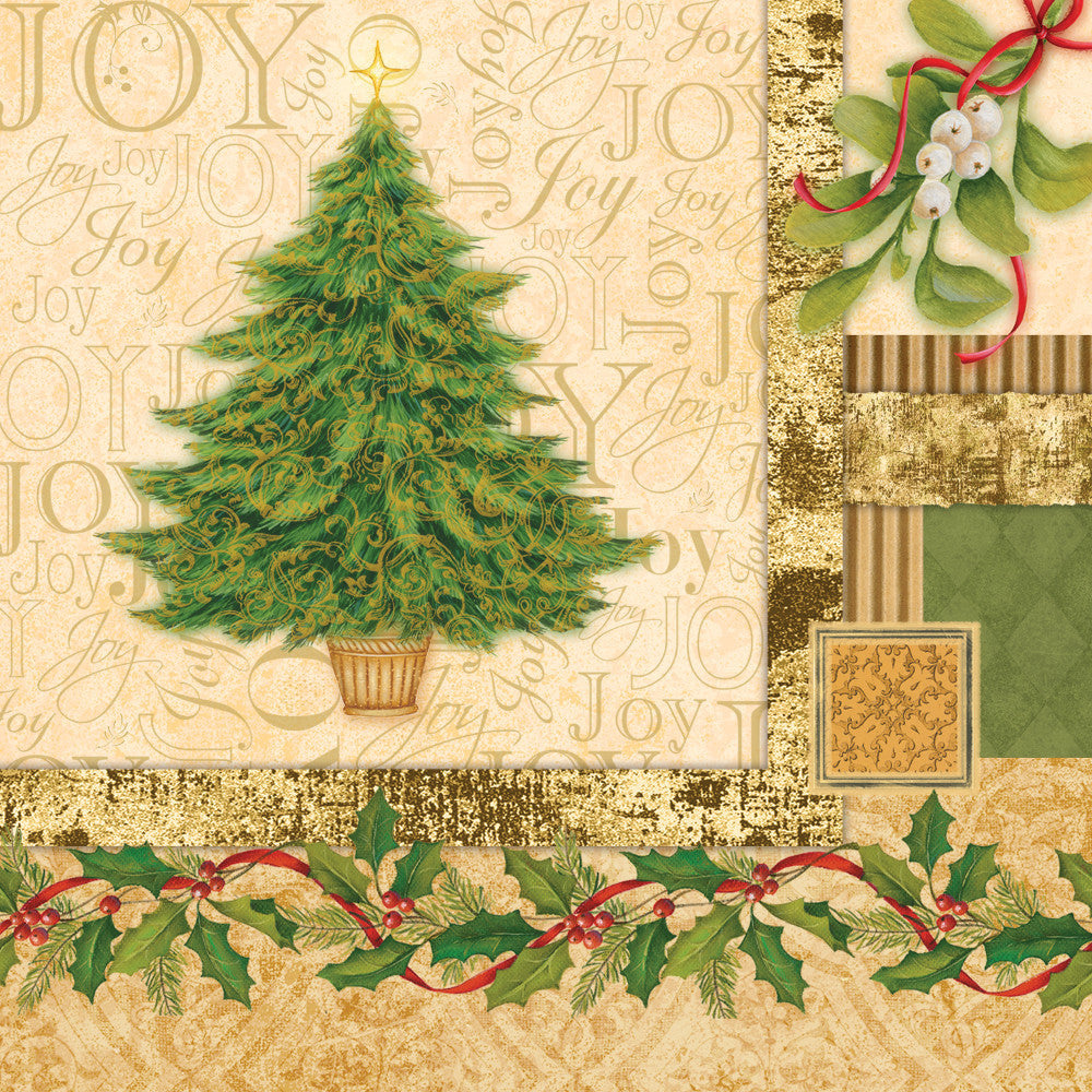 Tree Collage Beverage Napkins (16ct)