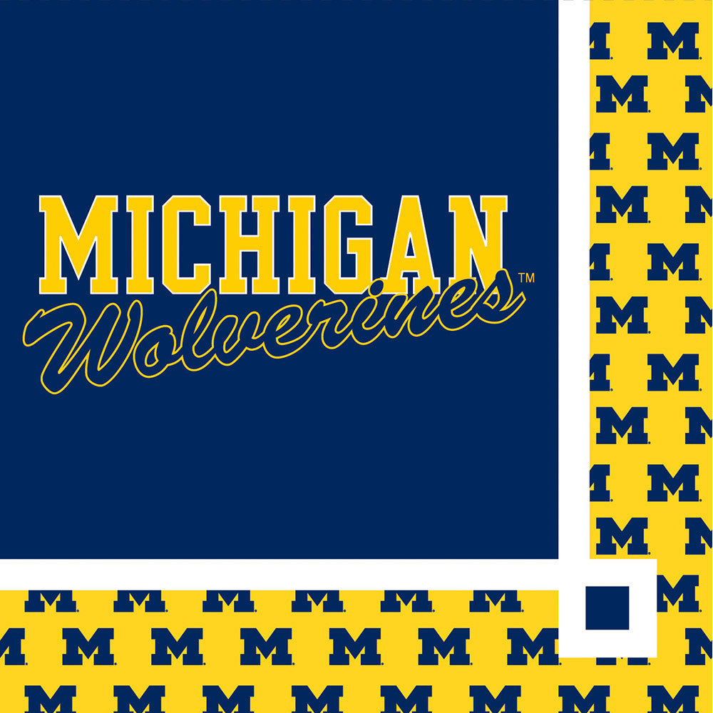 University of Michigan Beverage Napkins (20ct)