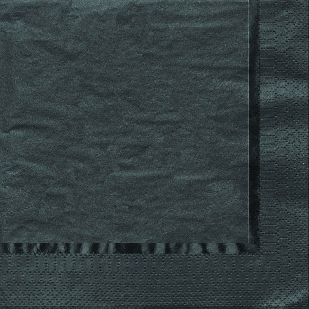 Black Glitz Beverage Napkins (16ct)