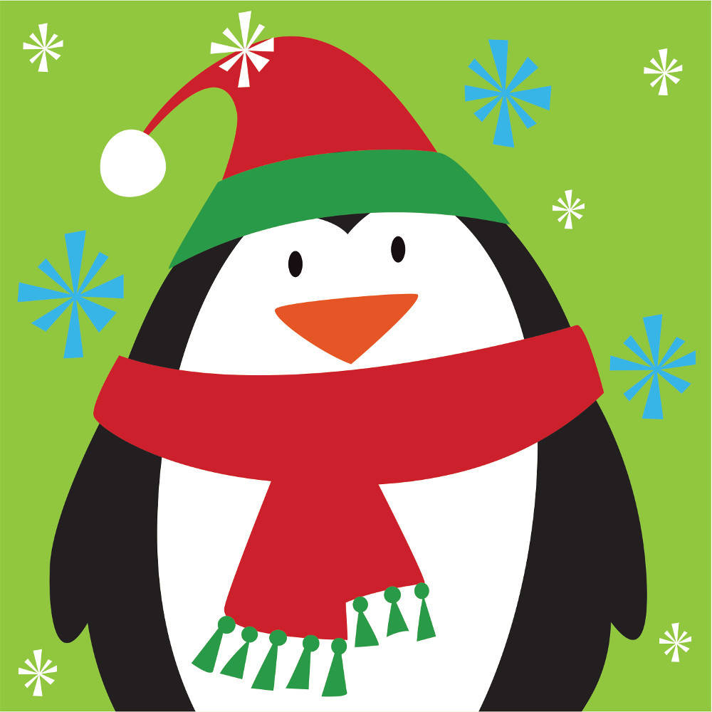 Frosty Friends Beverage Napkins (16ct)