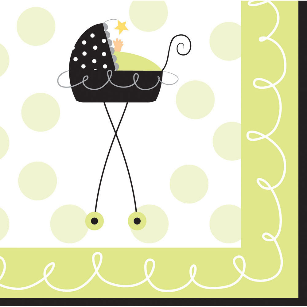 Stroller Fun Beverage Napkins (16ct)