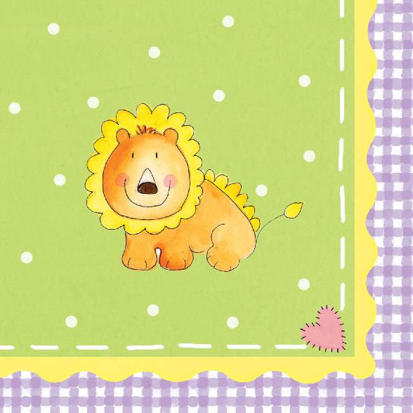 Nursery Friends Beverage Napkins (16ct)
