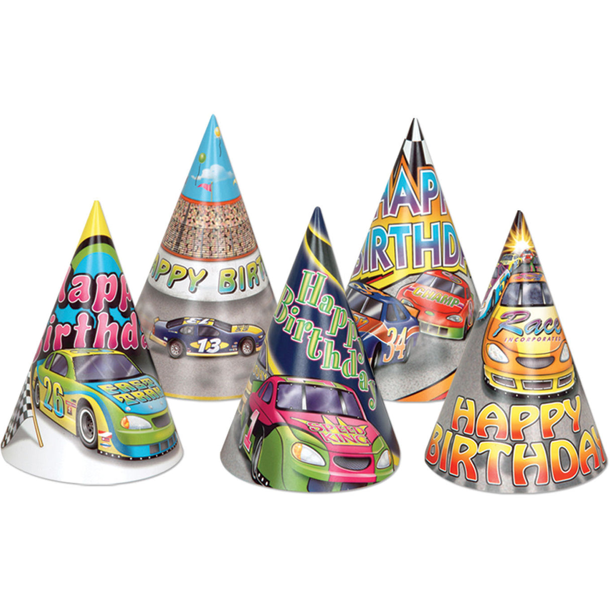 Race Car Birthday Hats