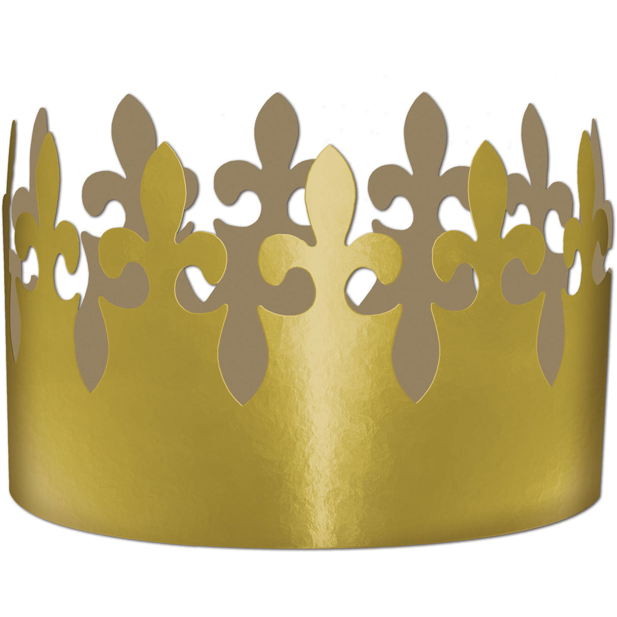 Gold Foil Fleur De Lis Crowns