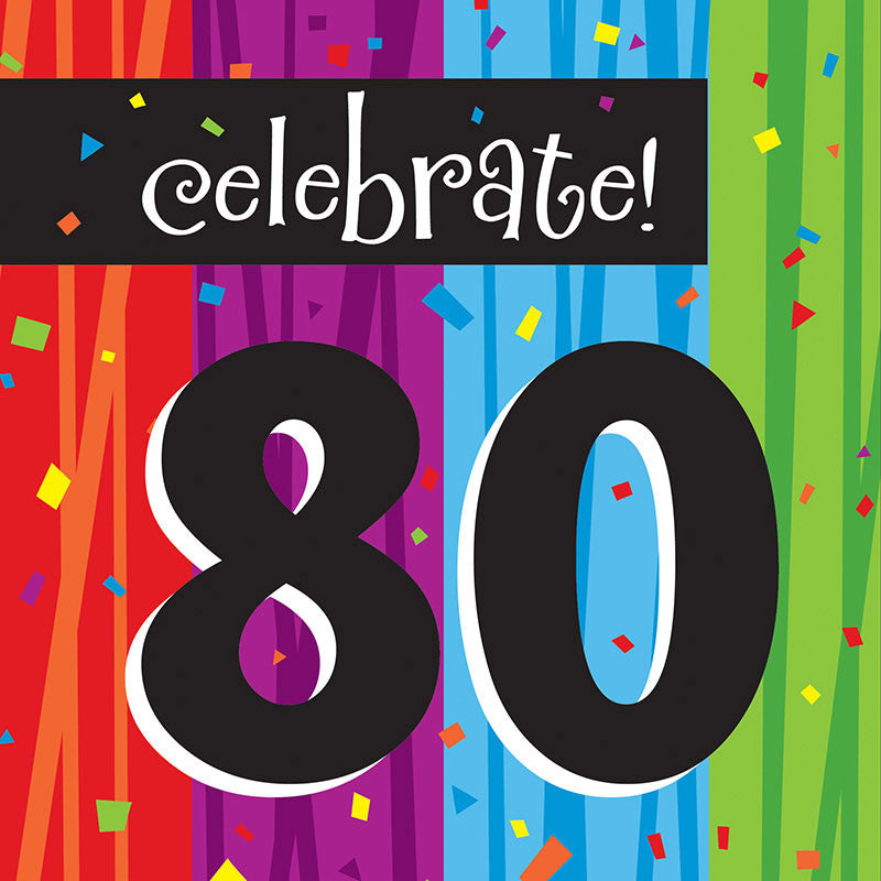 80 Milestones Luncheon Napkins (16ct)