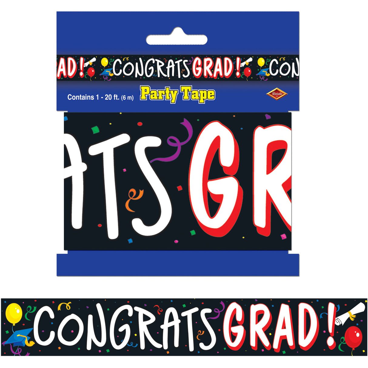 Congrats Grad Party Tape
