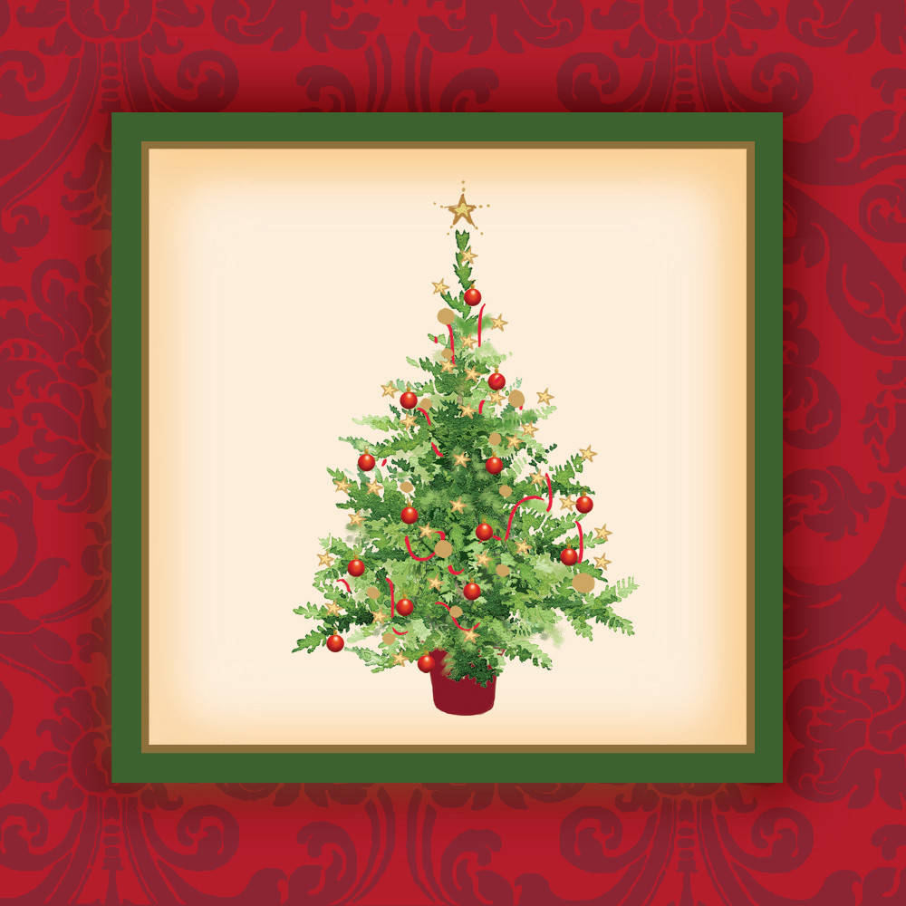 Holiday Spruce Luncheon Napkins (16ct)