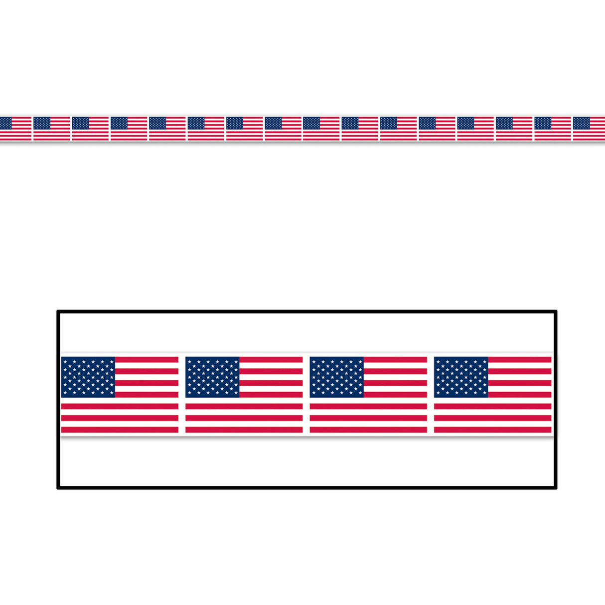 American Flag Party Tape