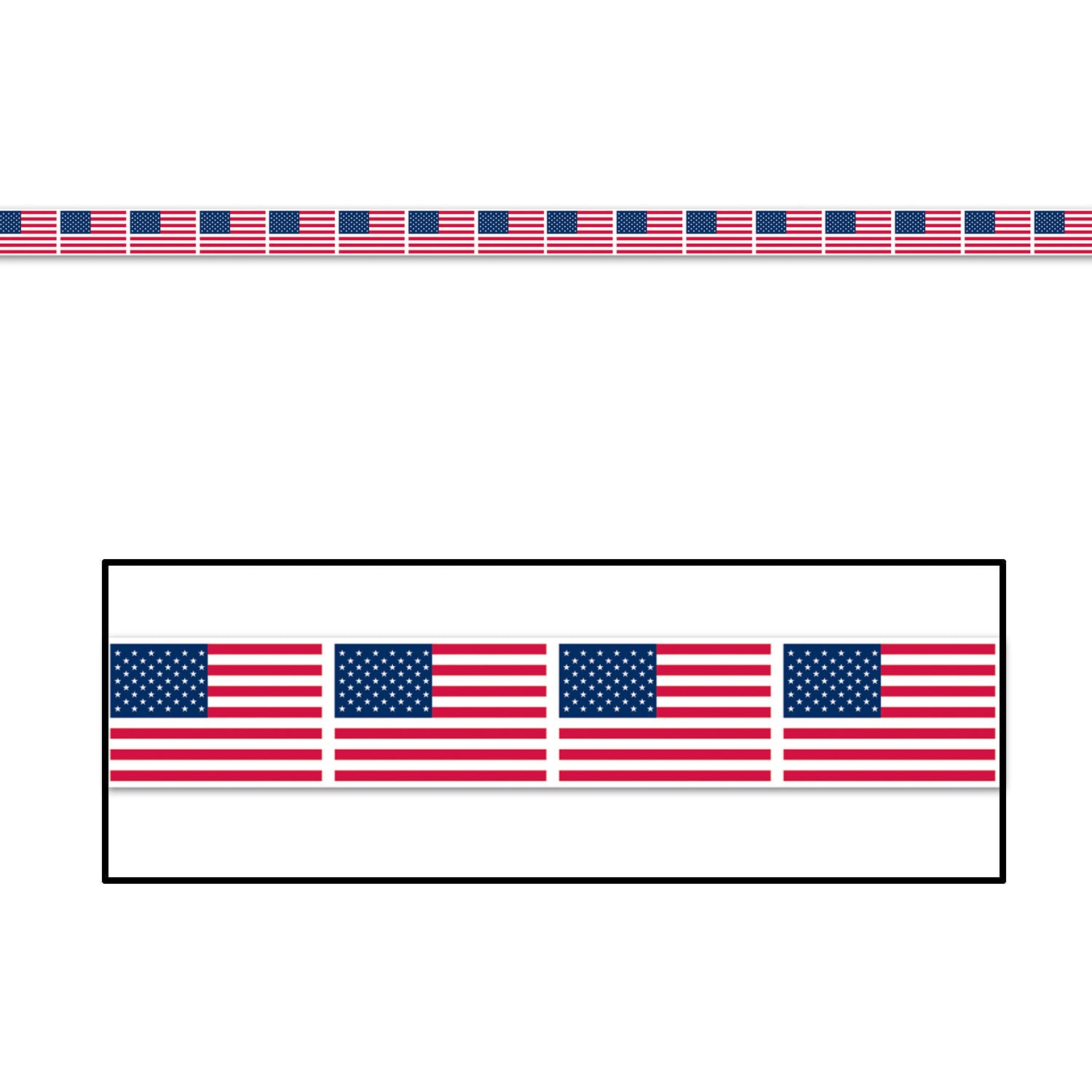 American Flag Party Tape