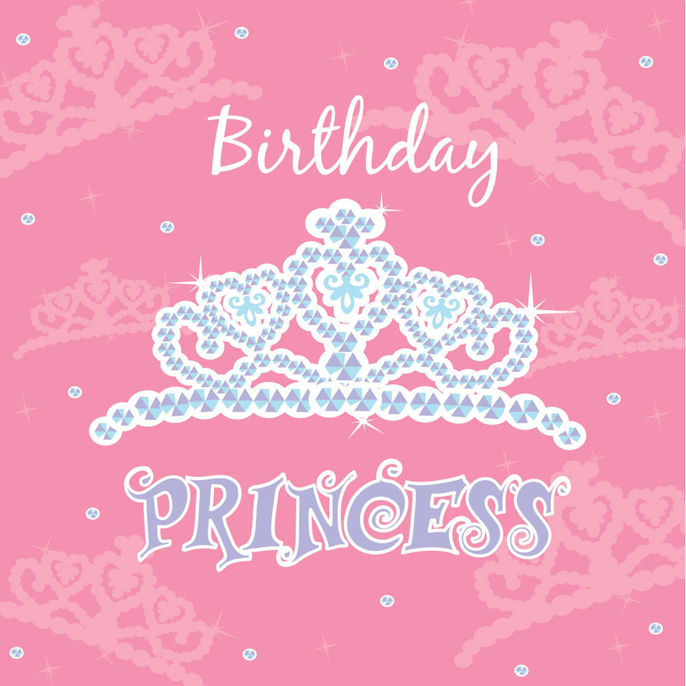 Birthday Princess Luncheon Napkins (16ct)