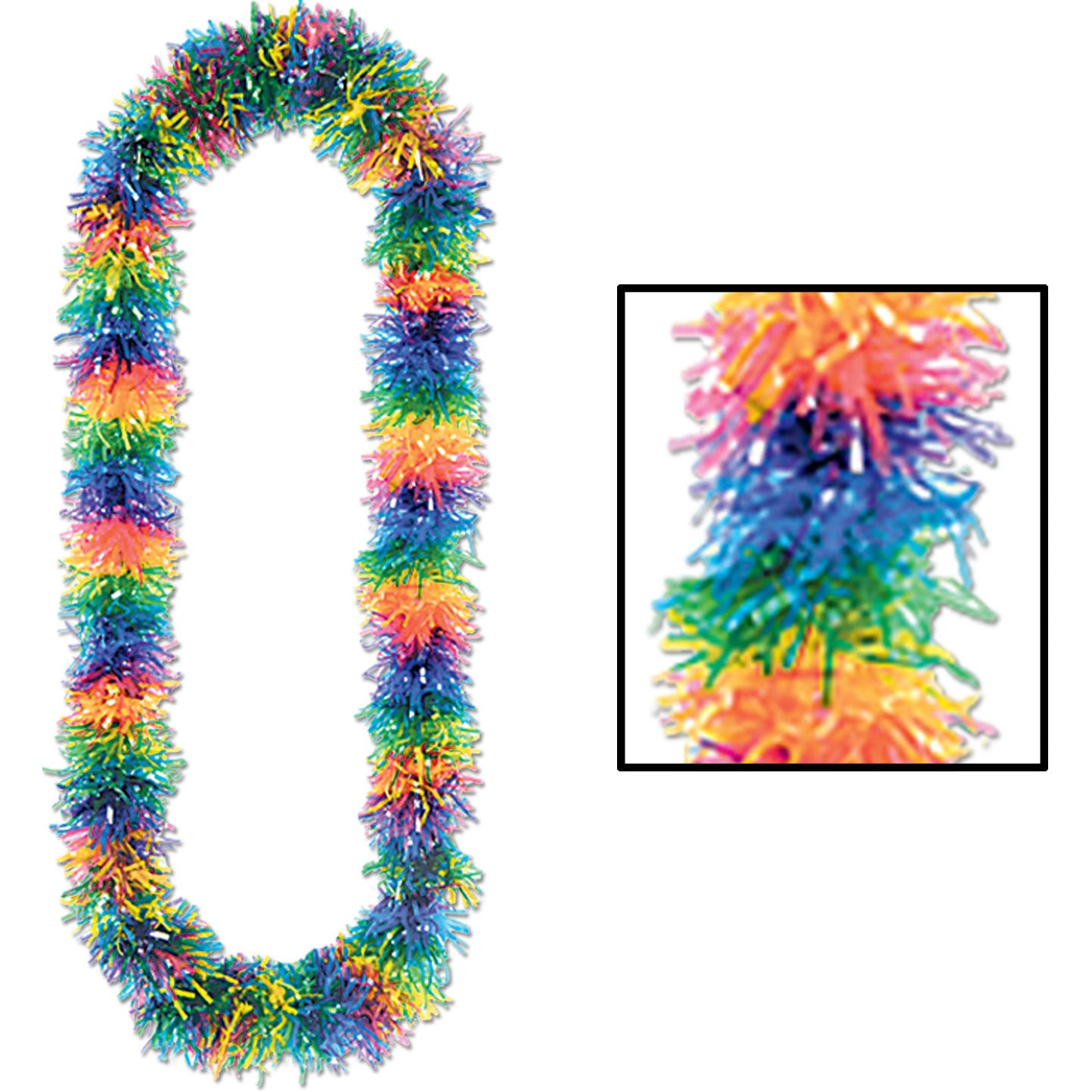 Soft-Touch Island Breeze Poly Leis (4ct)