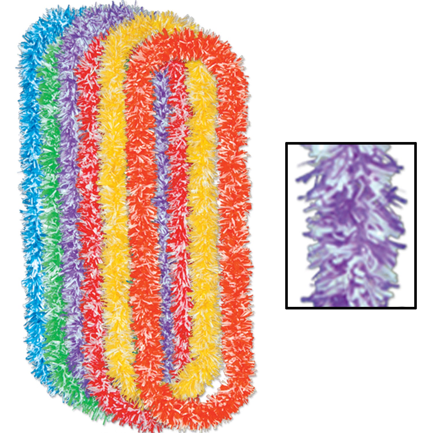 Soft-Touch Poly Leis (4ct)