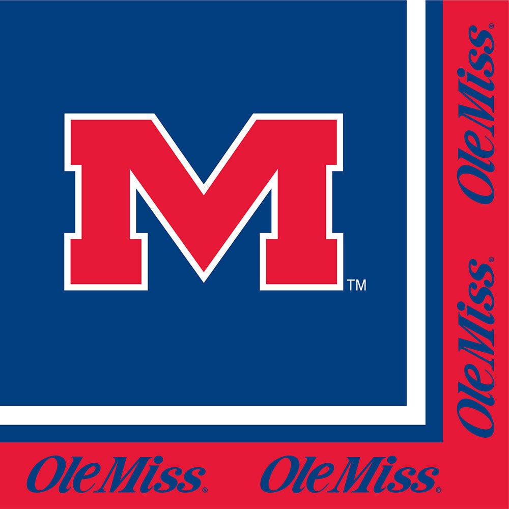 University of Mississippi Luncheon Napkins (20ct)