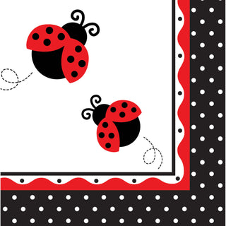 Ladybug Fancy Luncheon Napkins (16ct)