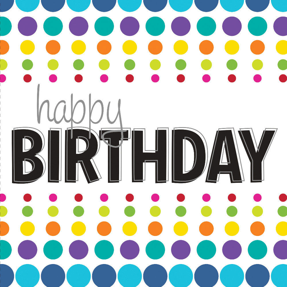 Birthday Pop Luncheon Napkins (16ct)
