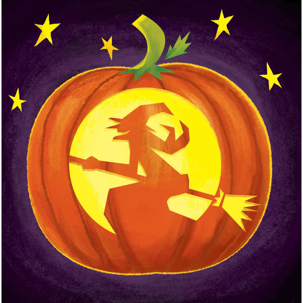 Pumpkin Silhouettes Luncheon Napkins (16ct)