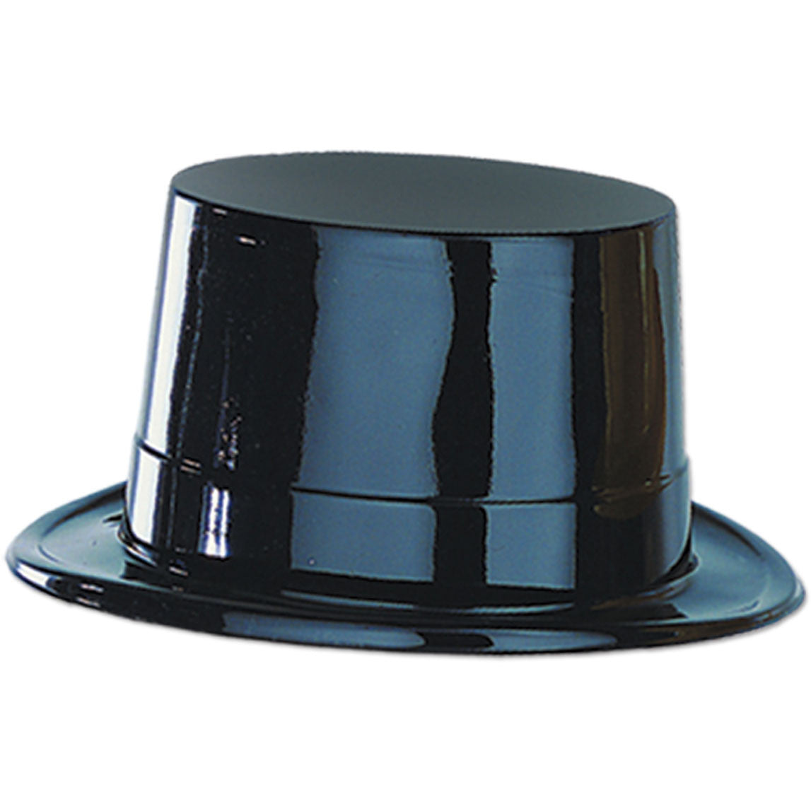 Black Plastic Top Hat