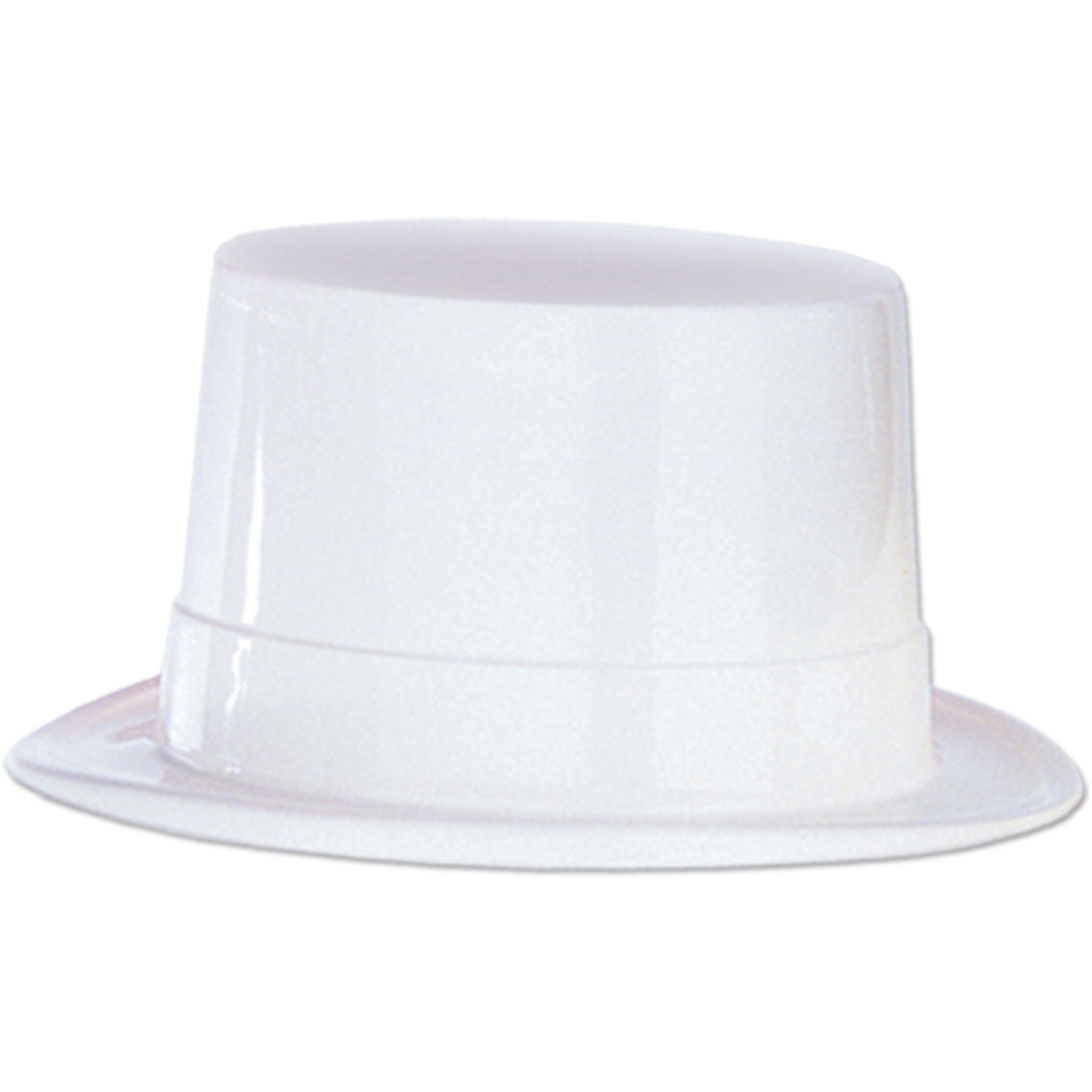 White Plastic Top Hat