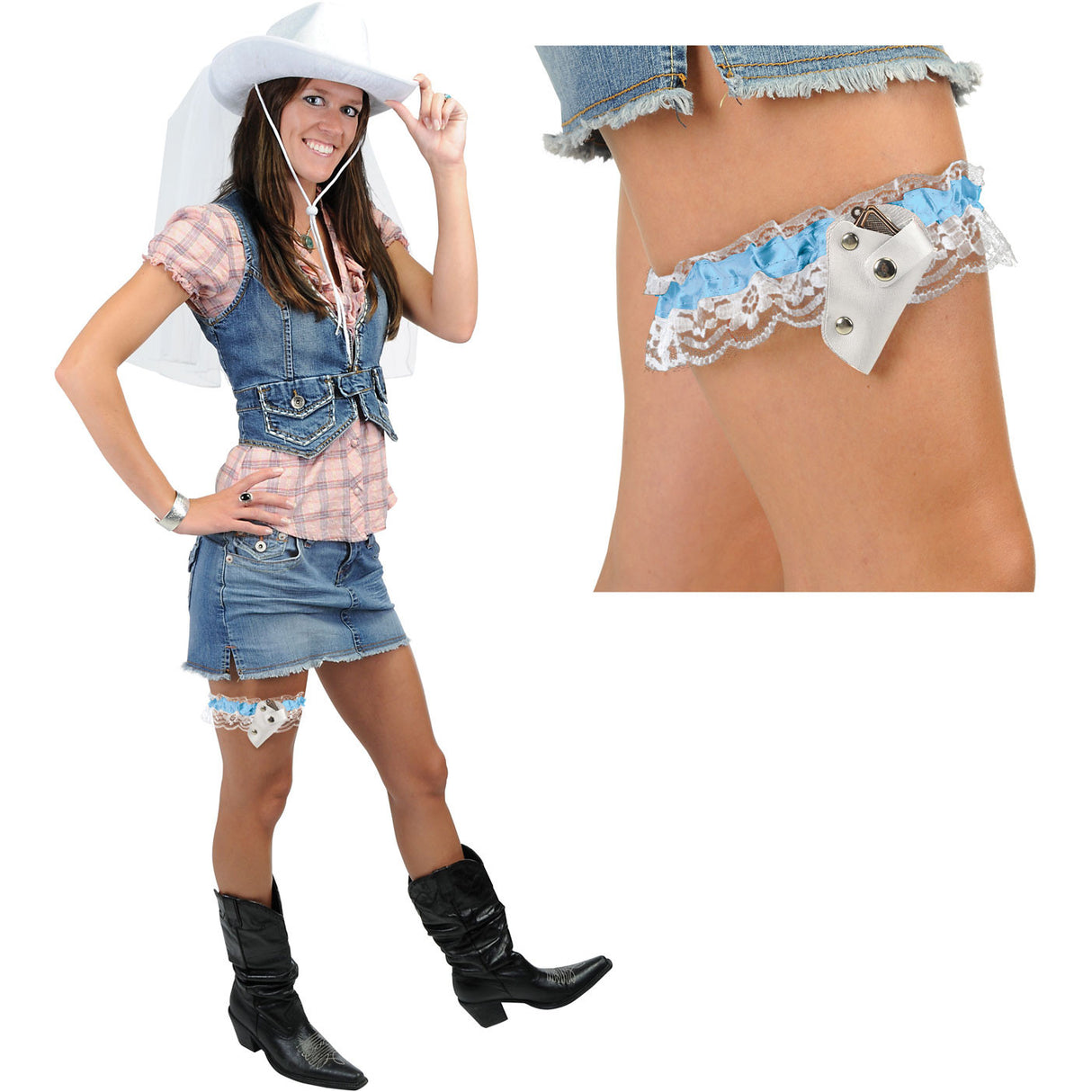 Western Brides Garter
