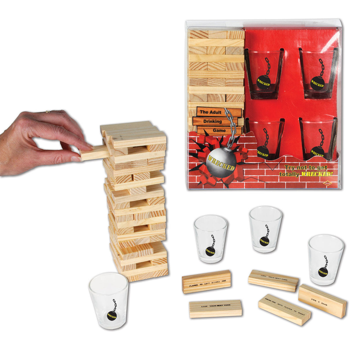 Wrecked Drinking Game