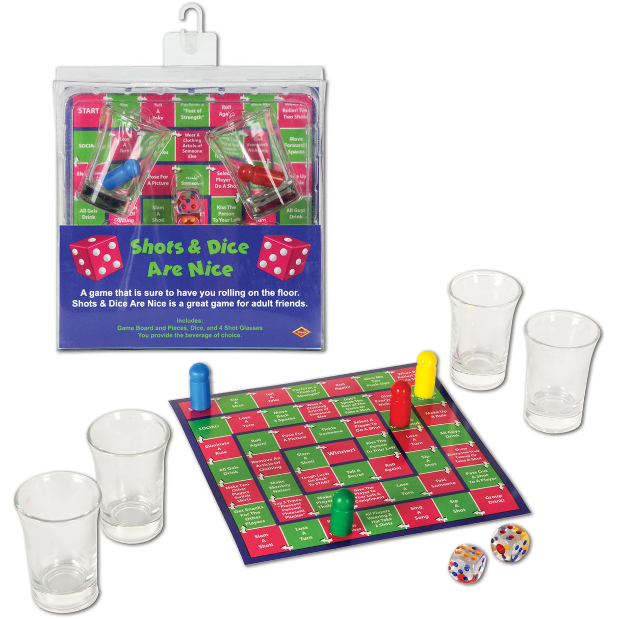 Shots & Dice Are Nice Drinking Game