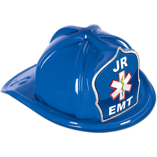 Blue Plastic Jr EMT Hat