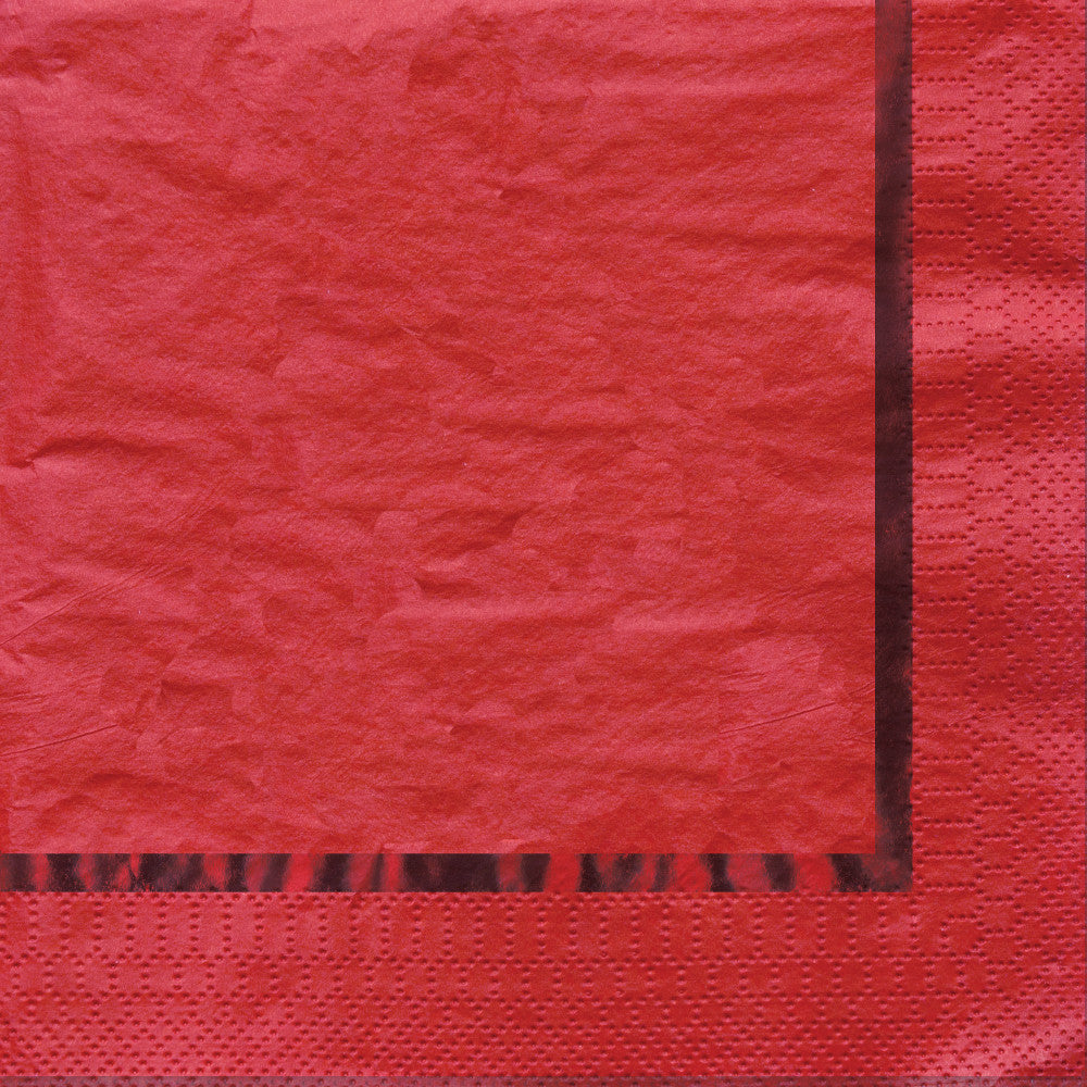 Glitz Red Luncheon Napkins (16ct)