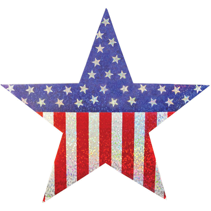 Prismatic Hanging Stars (3ct)