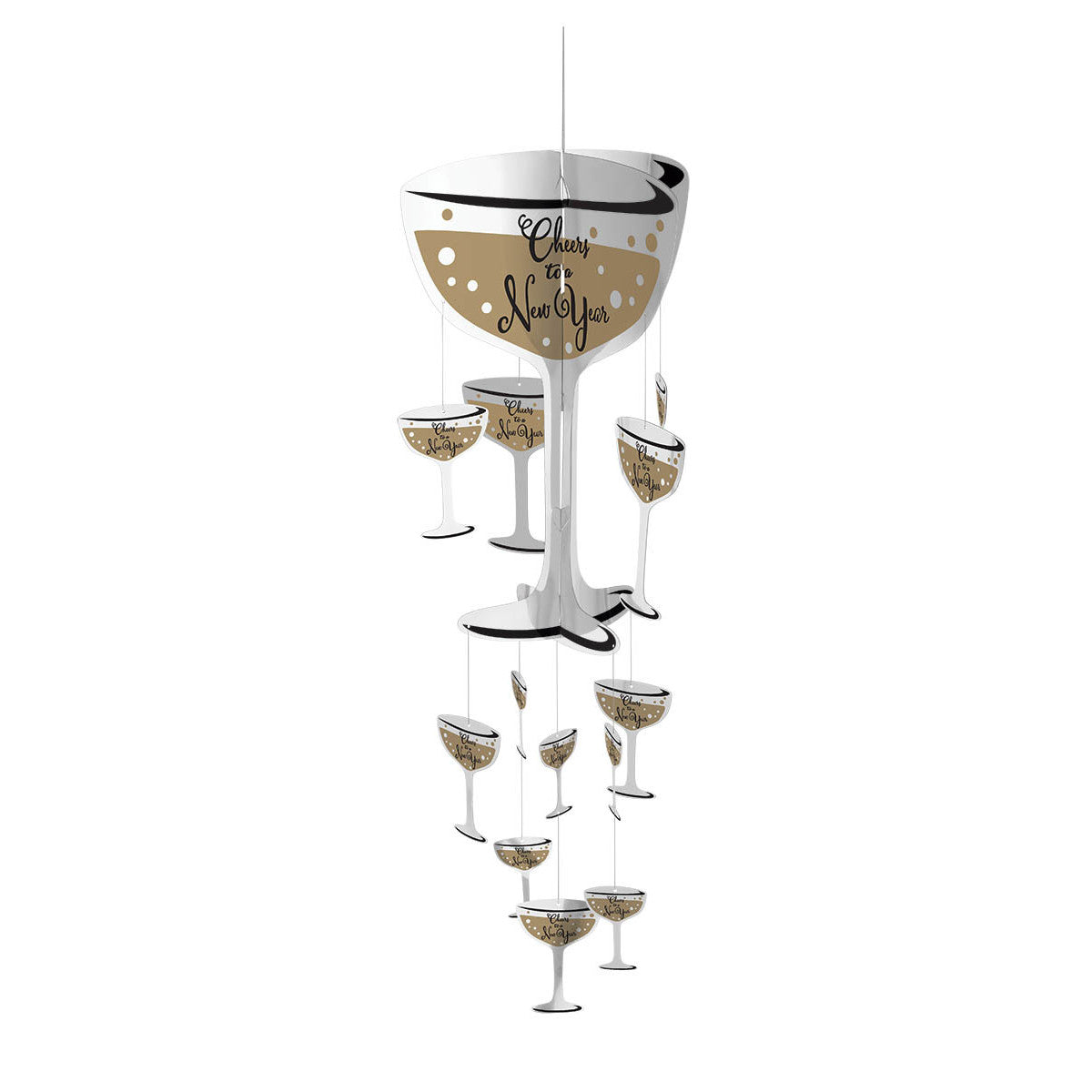 Champagne Hanging Chandelier