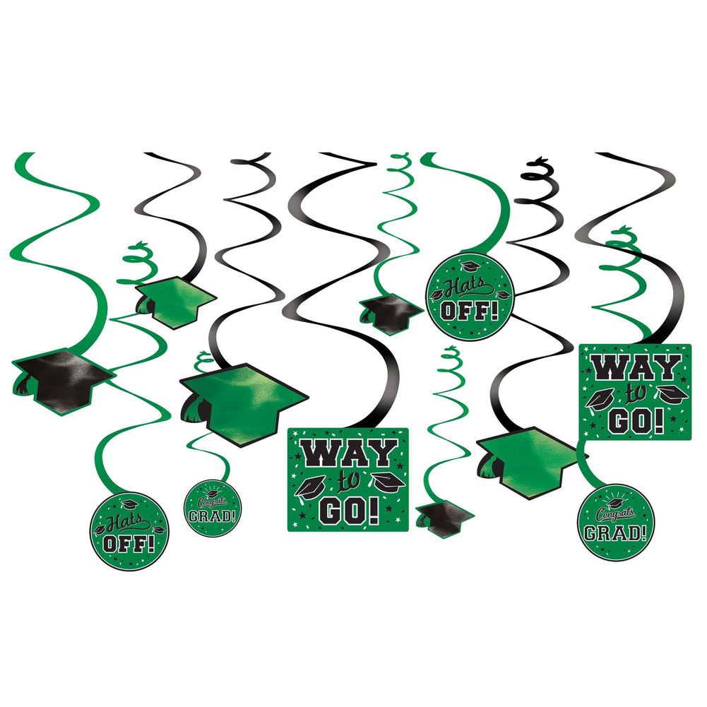 Grad Swirls Decorating Value Pack - Green