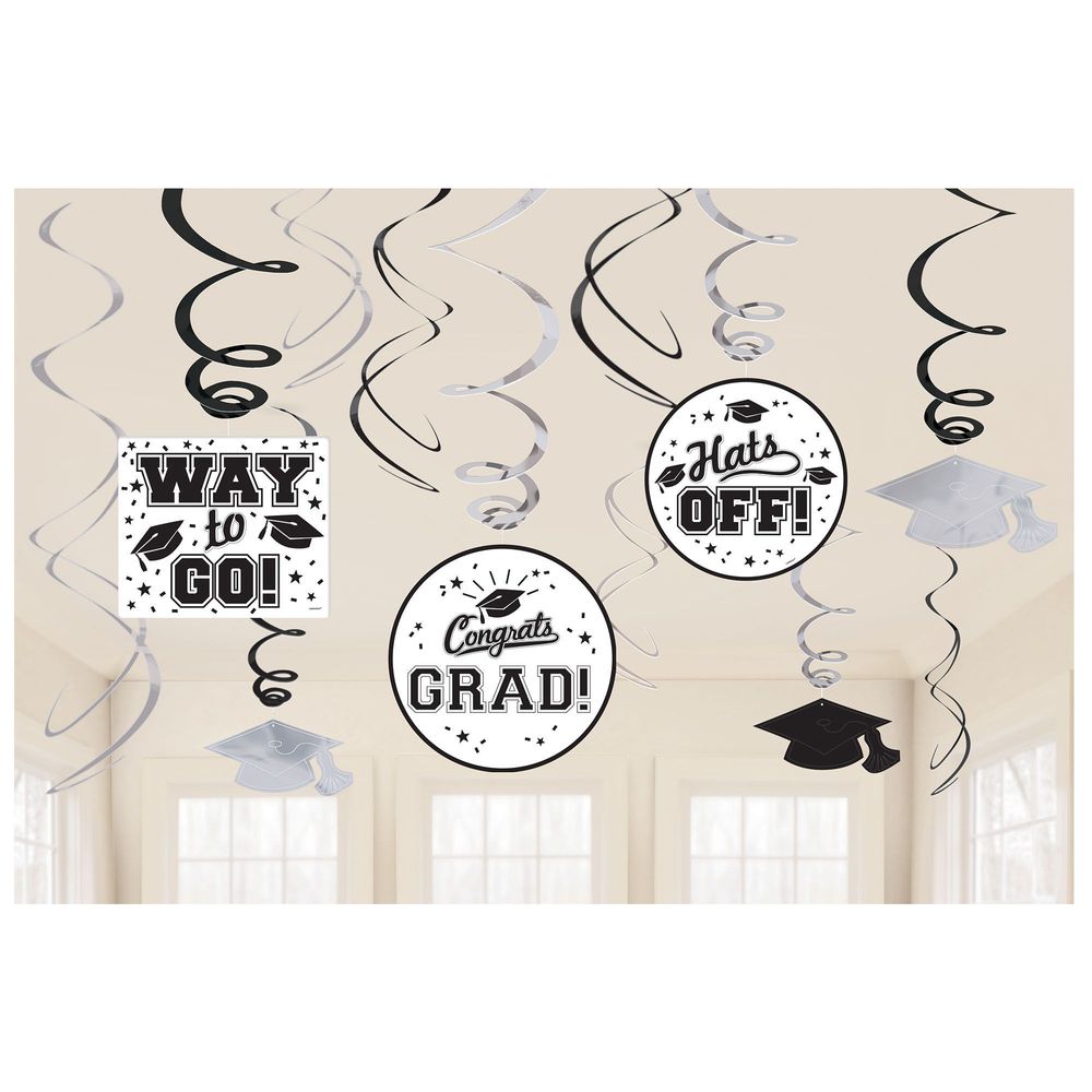 Grad Swirls Decorating Value Pack - White, 12ct