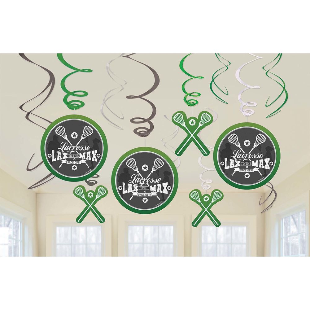 Lacrosse Hanging Swirls (12 ct)